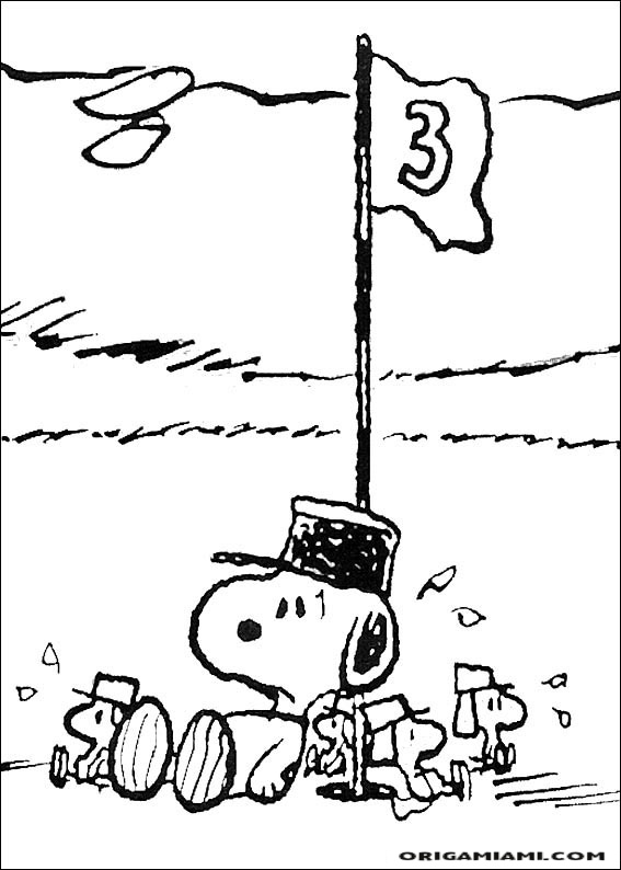 Snoopy coloring page (15)