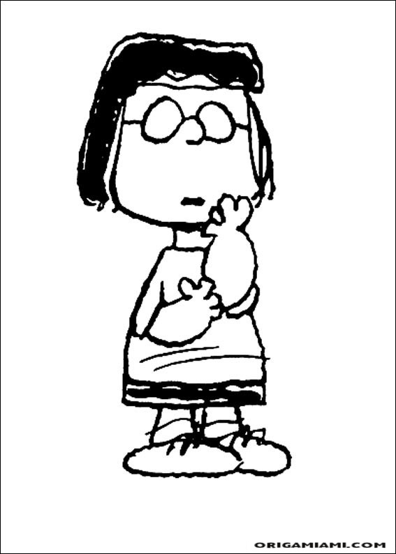 Snoopy coloring page (20)