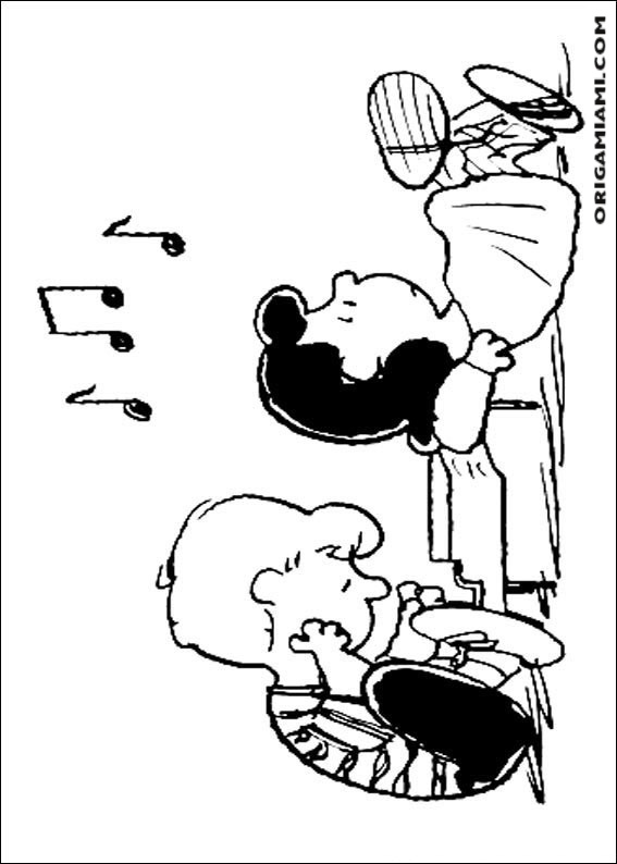 Snoopy coloring page (23)