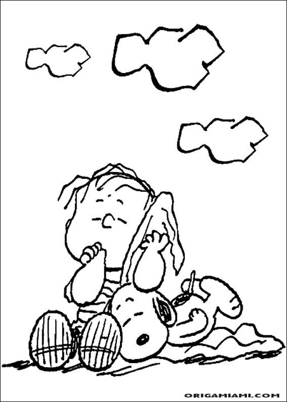 Snoopy coloring page (37)