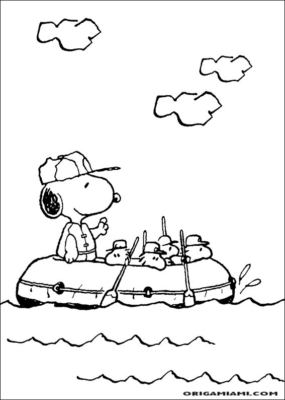 Snoopy coloring page (41)