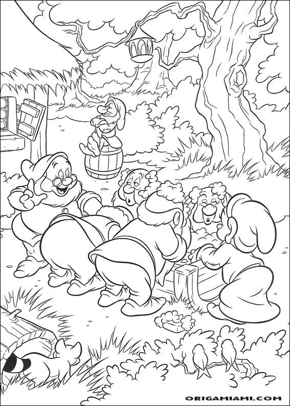 Snow White coloring page (10)