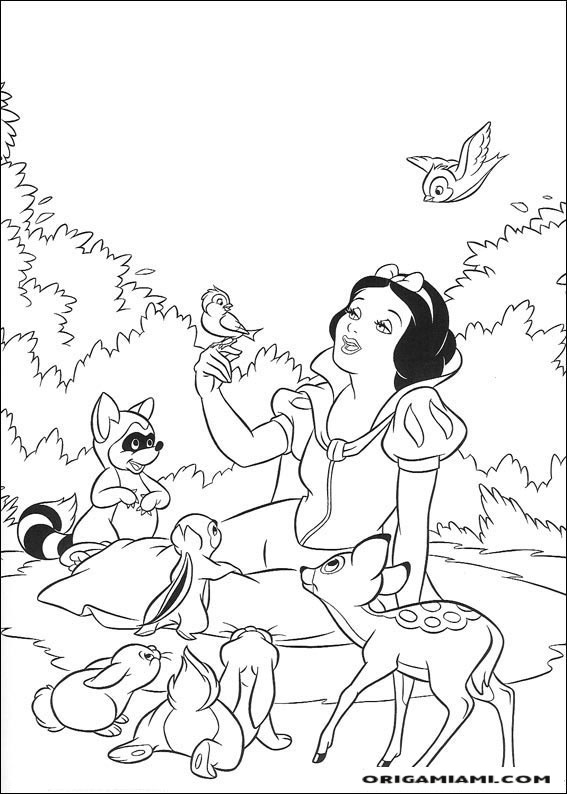 Snow White coloring page (11)