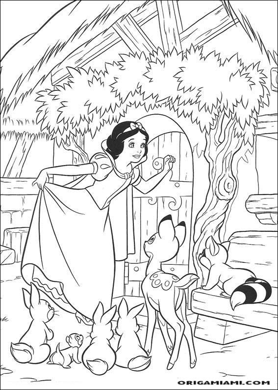 Snow White coloring page (13)