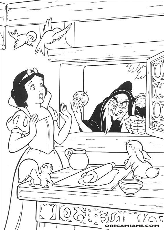 Snow White coloring page (19)