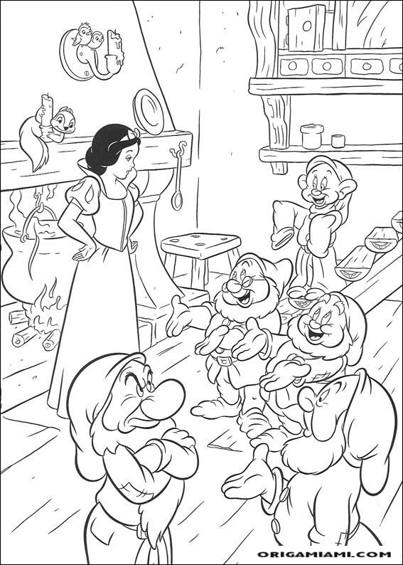 Snow White coloring page (21)