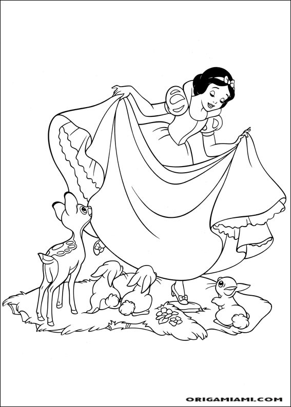 Snow White coloring page (23)