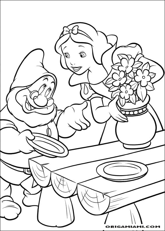 Snow White coloring page (25)