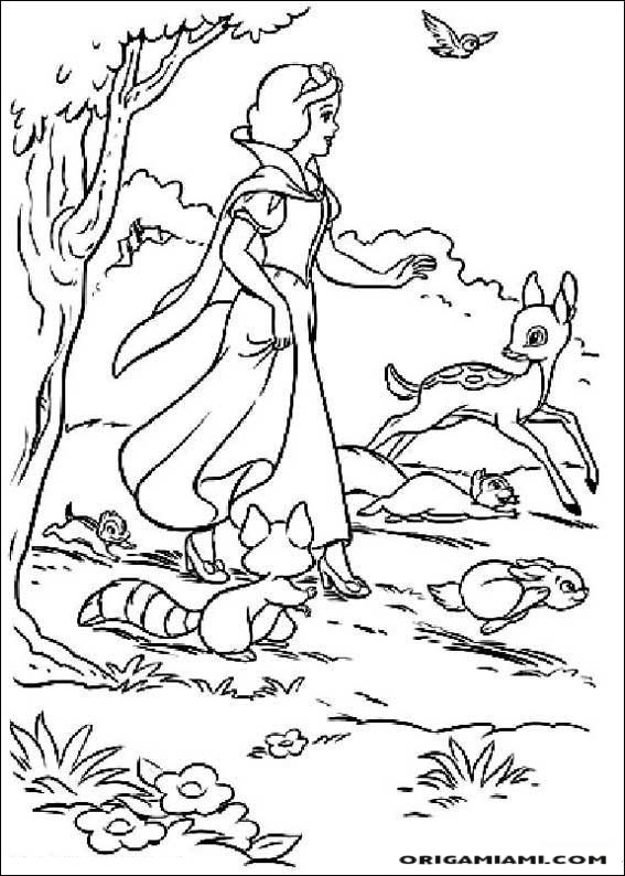 Snow White coloring page (7)