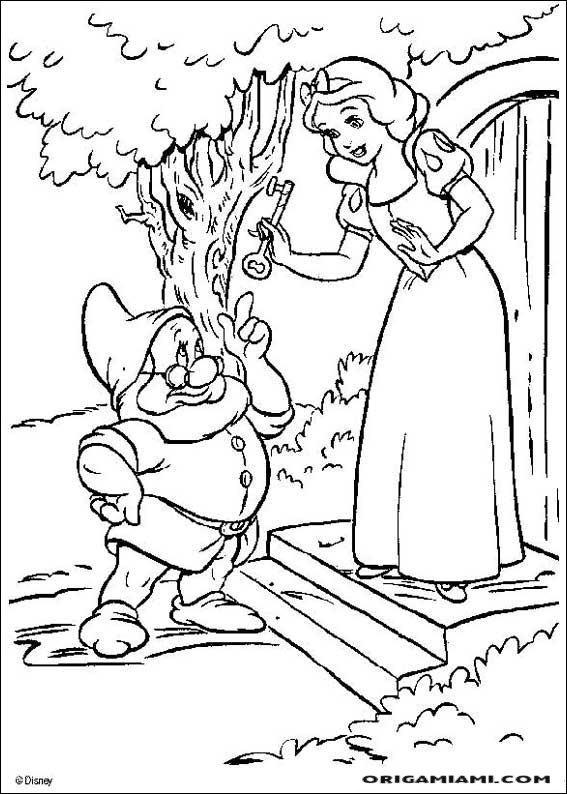 Snow White coloring page (8)