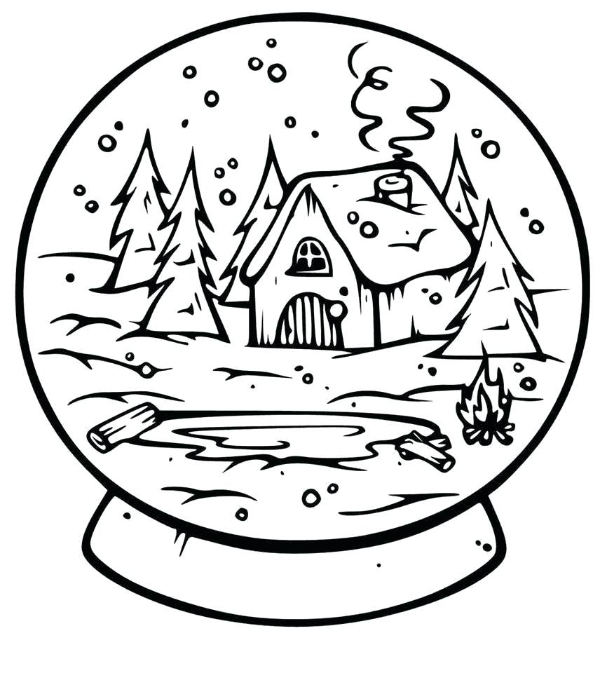 Snow globe coloring page (21)