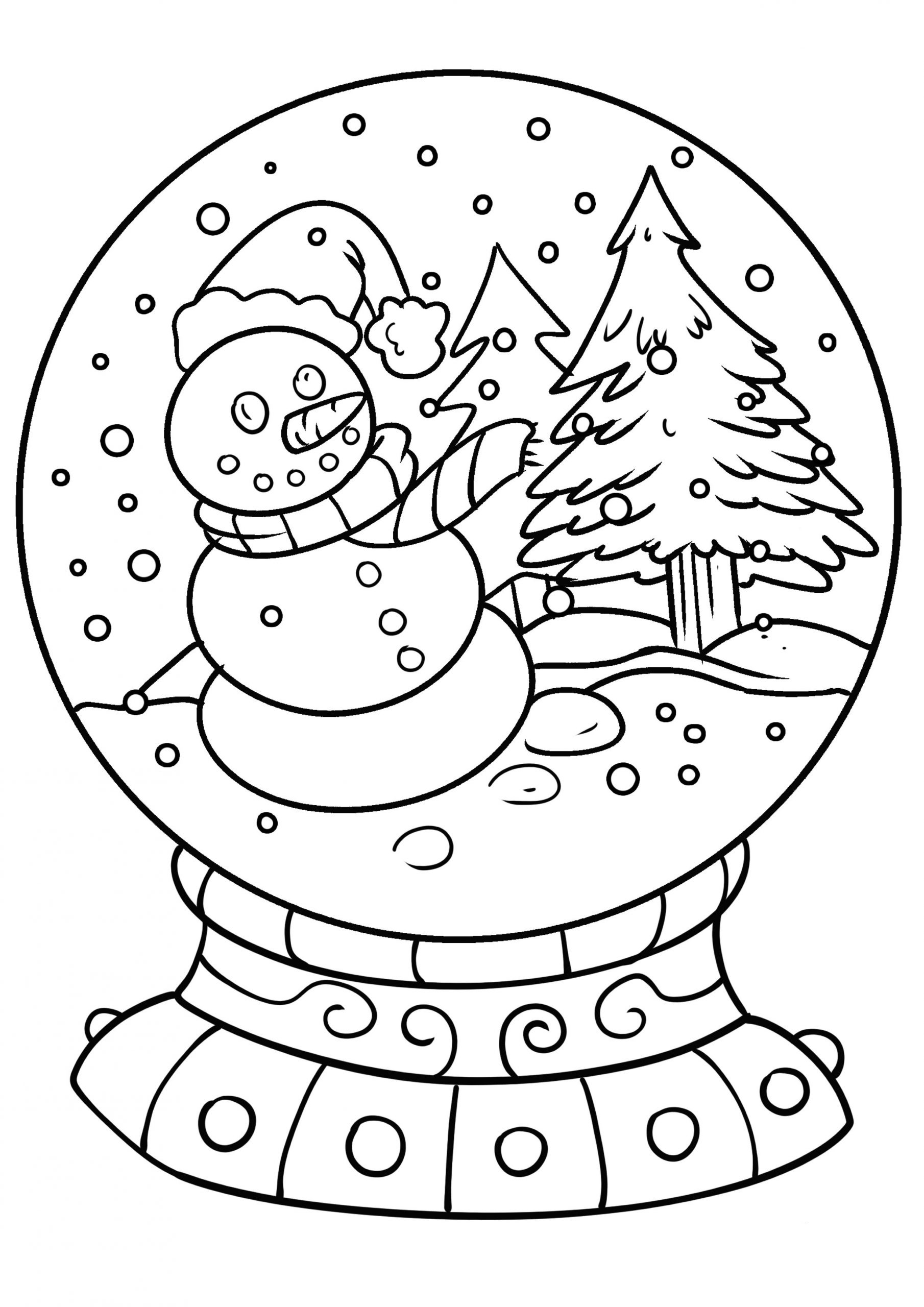 Snow globe coloring page (24)