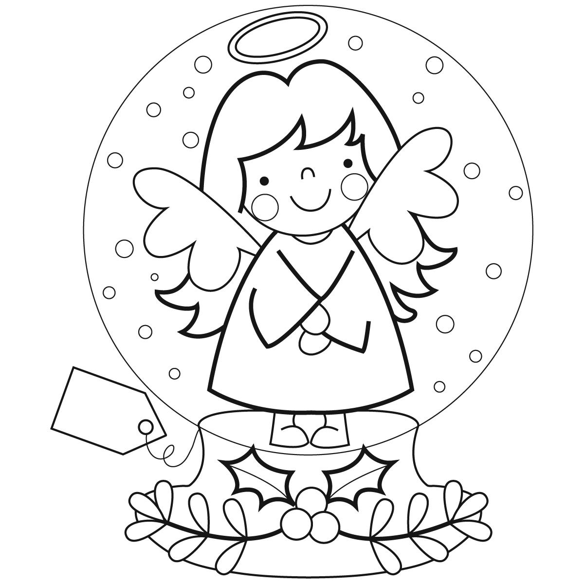 Snow globe coloring page (8)