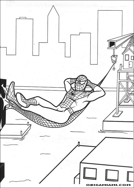 SpiderMan coloring page (12)