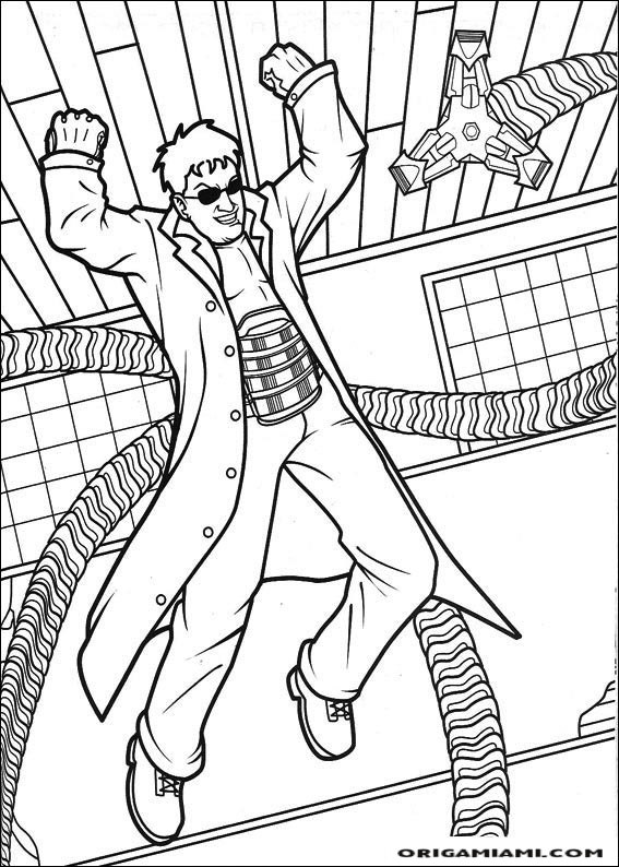 SpiderMan coloring page (17)