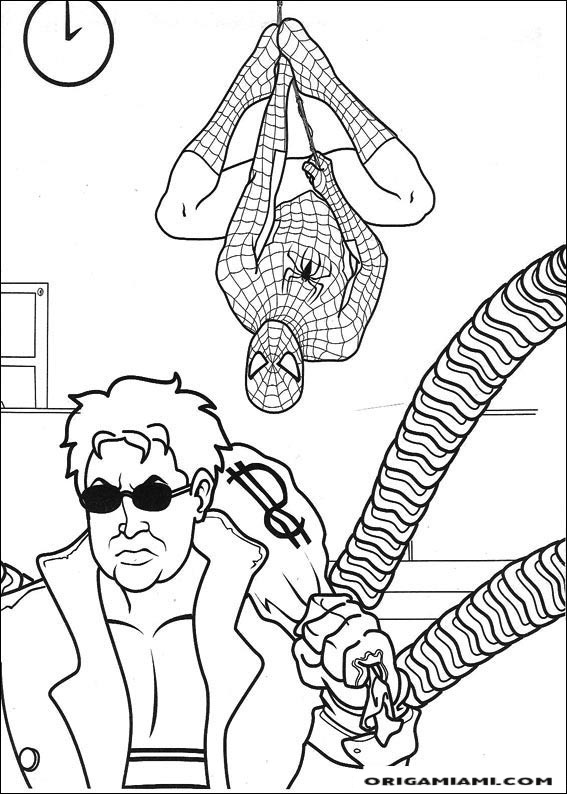 SpiderMan coloring page (18)