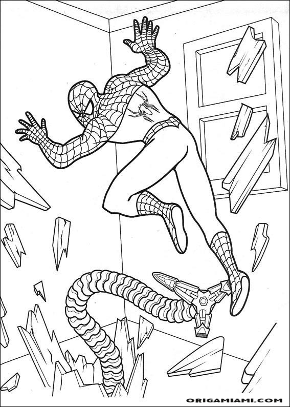 SpiderMan coloring page (20)