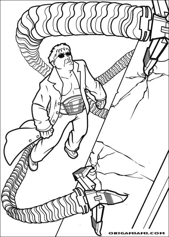 SpiderMan coloring page (22)