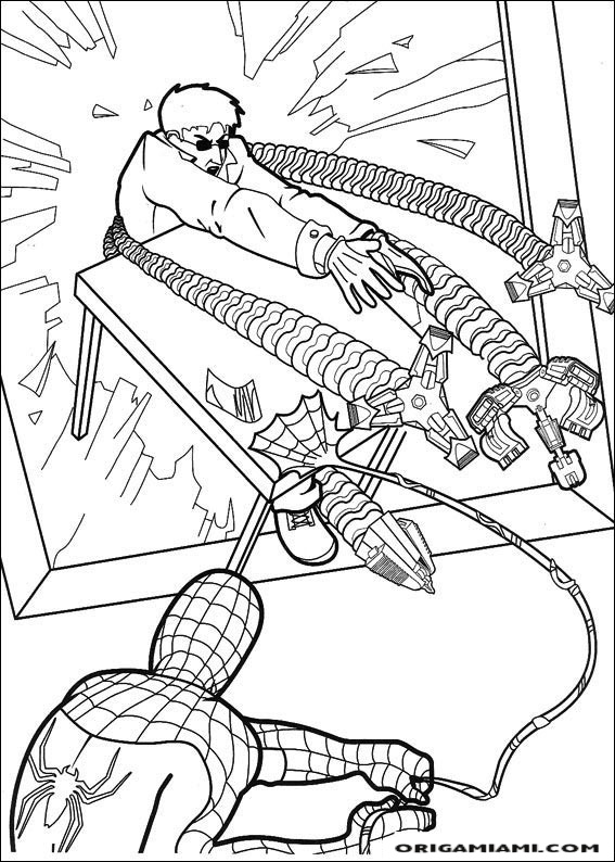 SpiderMan coloring page (24)