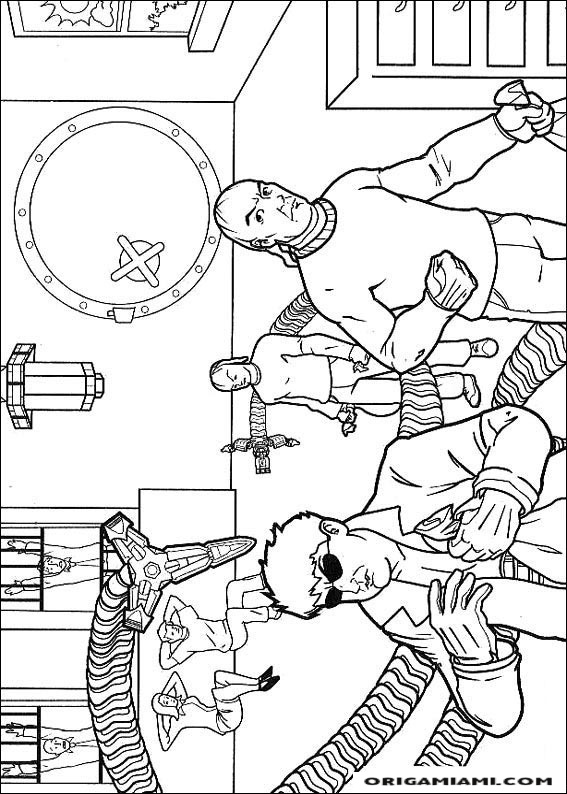 SpiderMan coloring page (25)