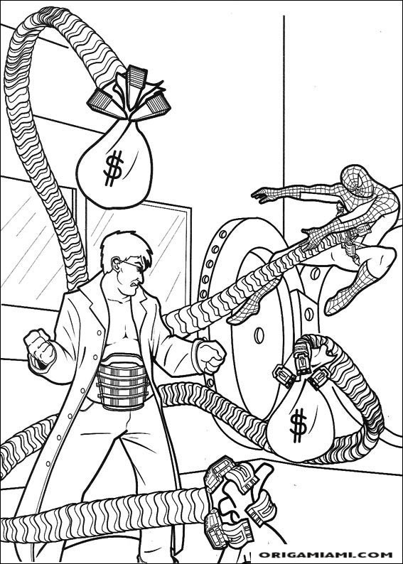 SpiderMan coloring page (26)