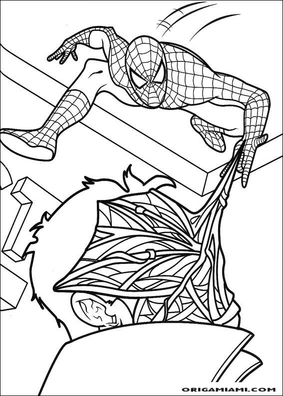 SpiderMan coloring page (27)