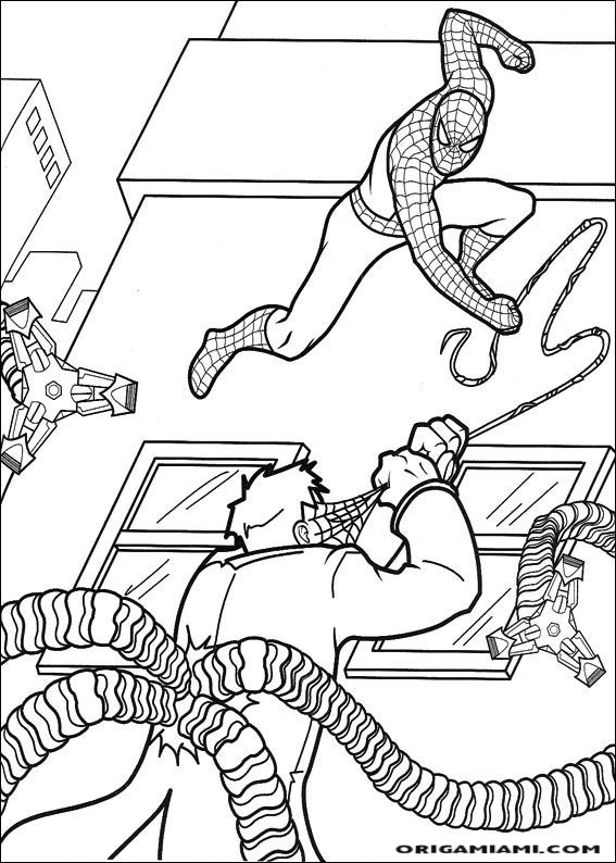 SpiderMan coloring page (29)