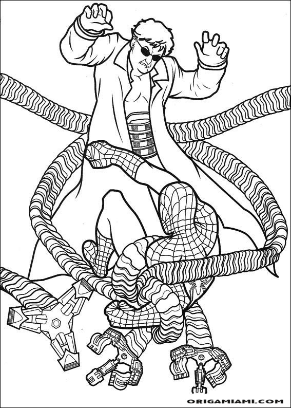 SpiderMan coloring page (31)