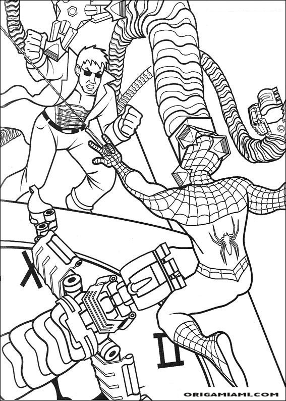 SpiderMan coloring page (32)