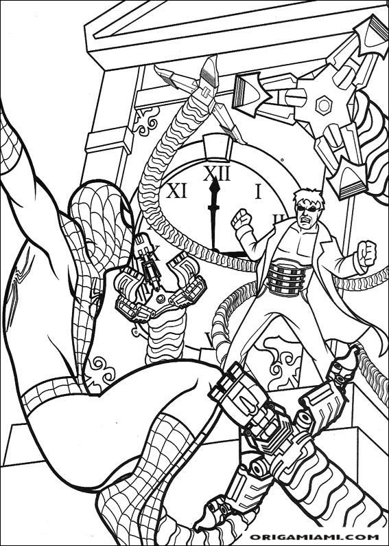 SpiderMan coloring page (33)