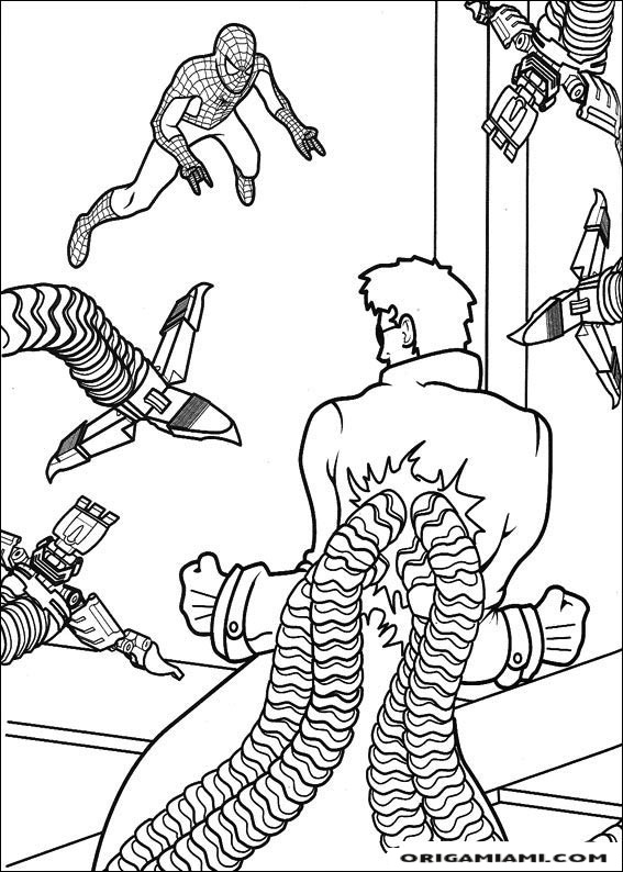 SpiderMan coloring page (35)