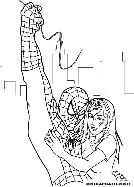 SpiderMan coloring page (38)