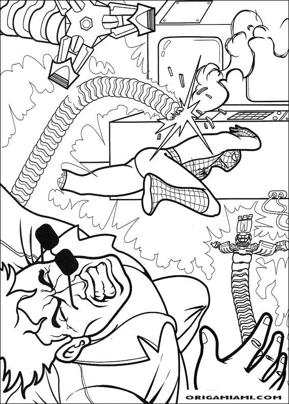 SpiderMan coloring page (39)