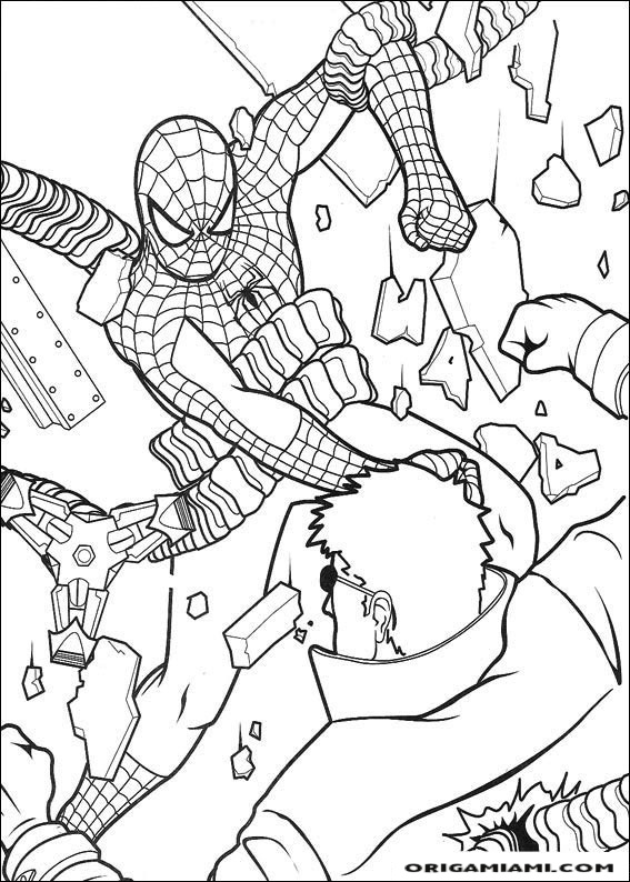 SpiderMan coloring page (40)