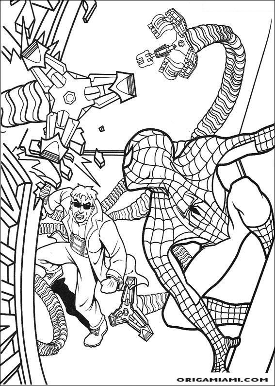 SpiderMan coloring page (42)