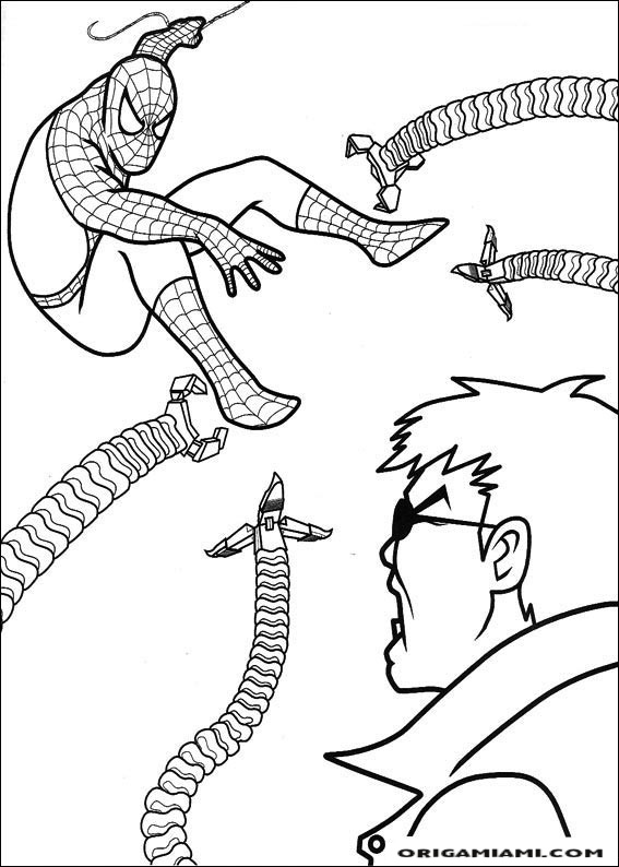 SpiderMan coloring page (43)