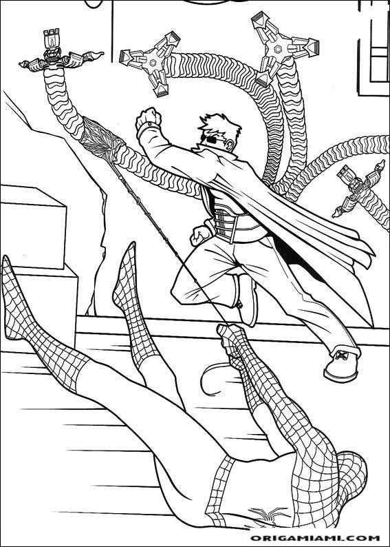 SpiderMan coloring page (44)