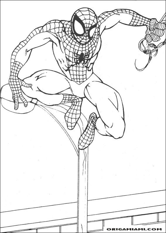 SpiderMan coloring page (47)