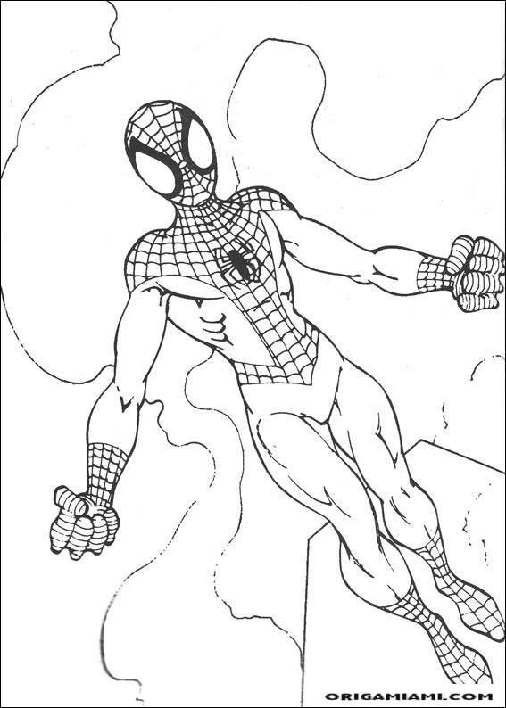 SpiderMan coloring page (48)