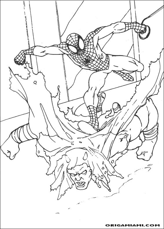 SpiderMan coloring page (50)