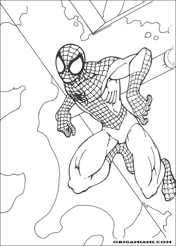 SpiderMan coloring page (51)