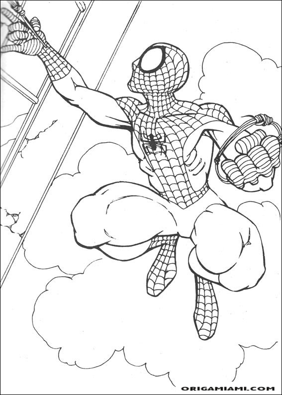 SpiderMan coloring page (52)