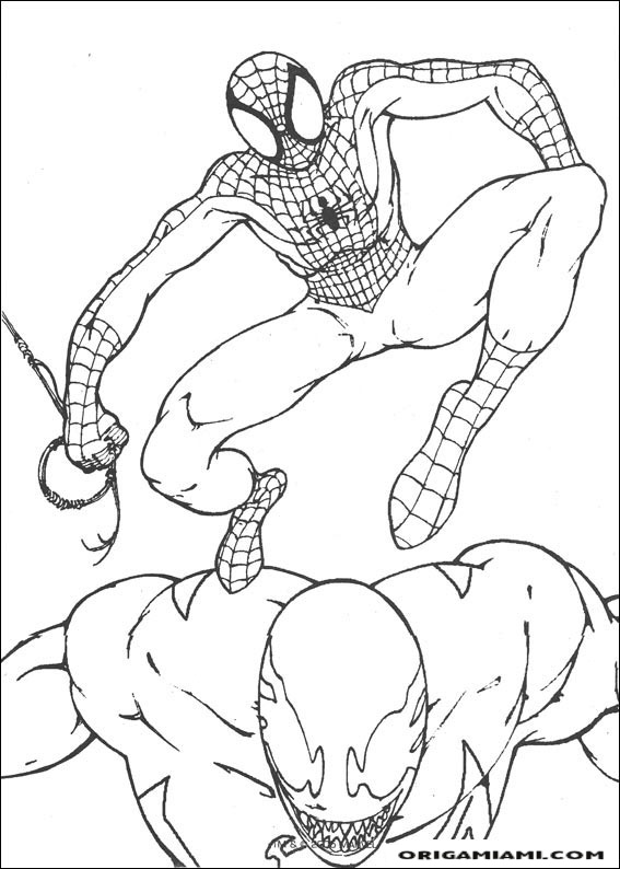 SpiderMan coloring page (54)