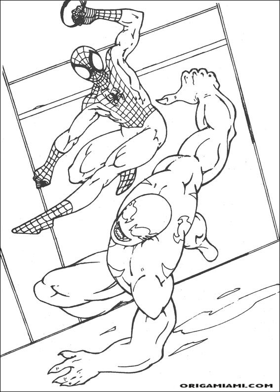 SpiderMan coloring page (55)