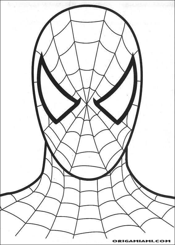 SpiderMan coloring page (6)