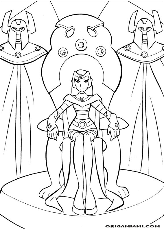 Teen Titans coloring page (10)