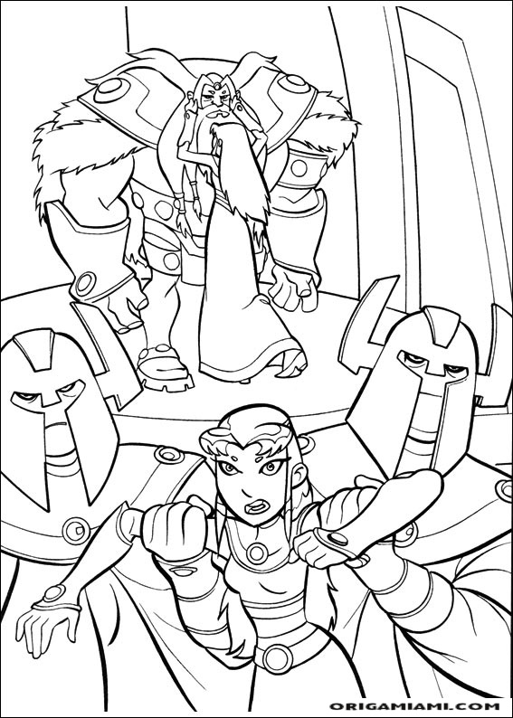 Teen Titans coloring page (11)