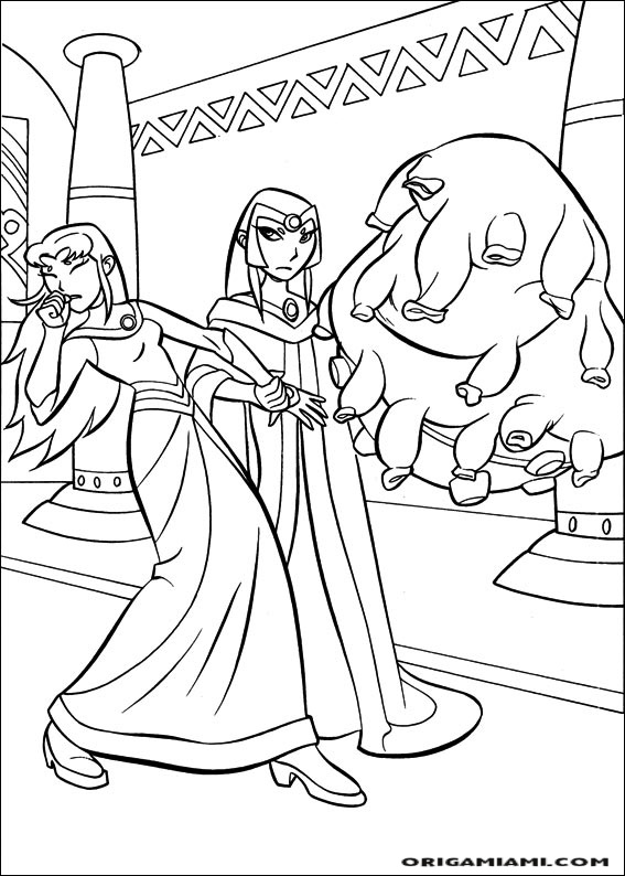 Teen Titans coloring page (12)