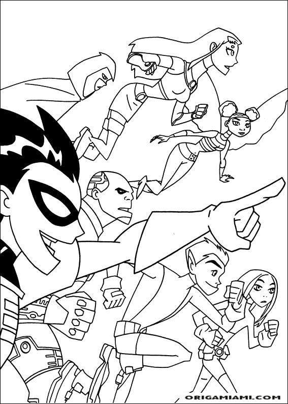 Teen Titans coloring page (15)