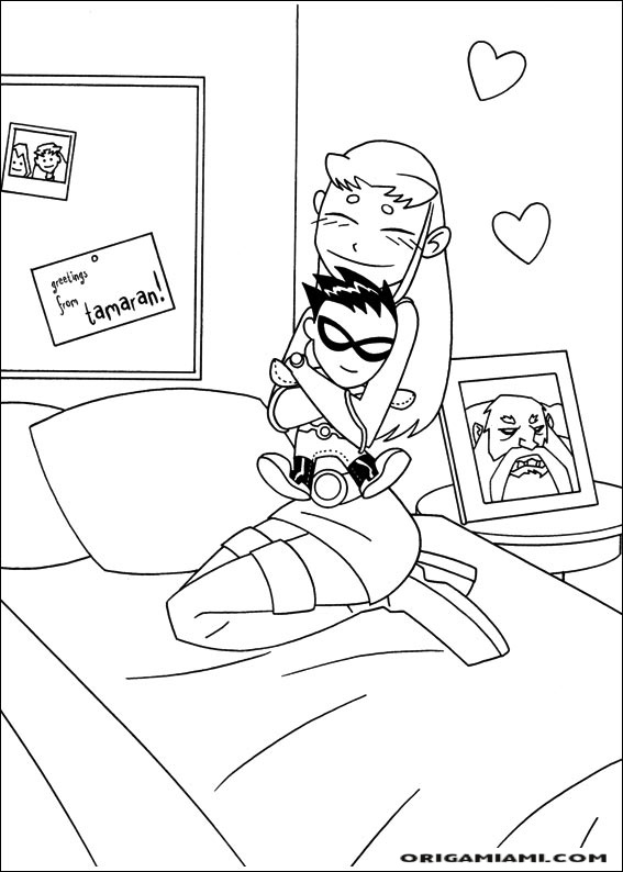 Teen Titans coloring page (2)